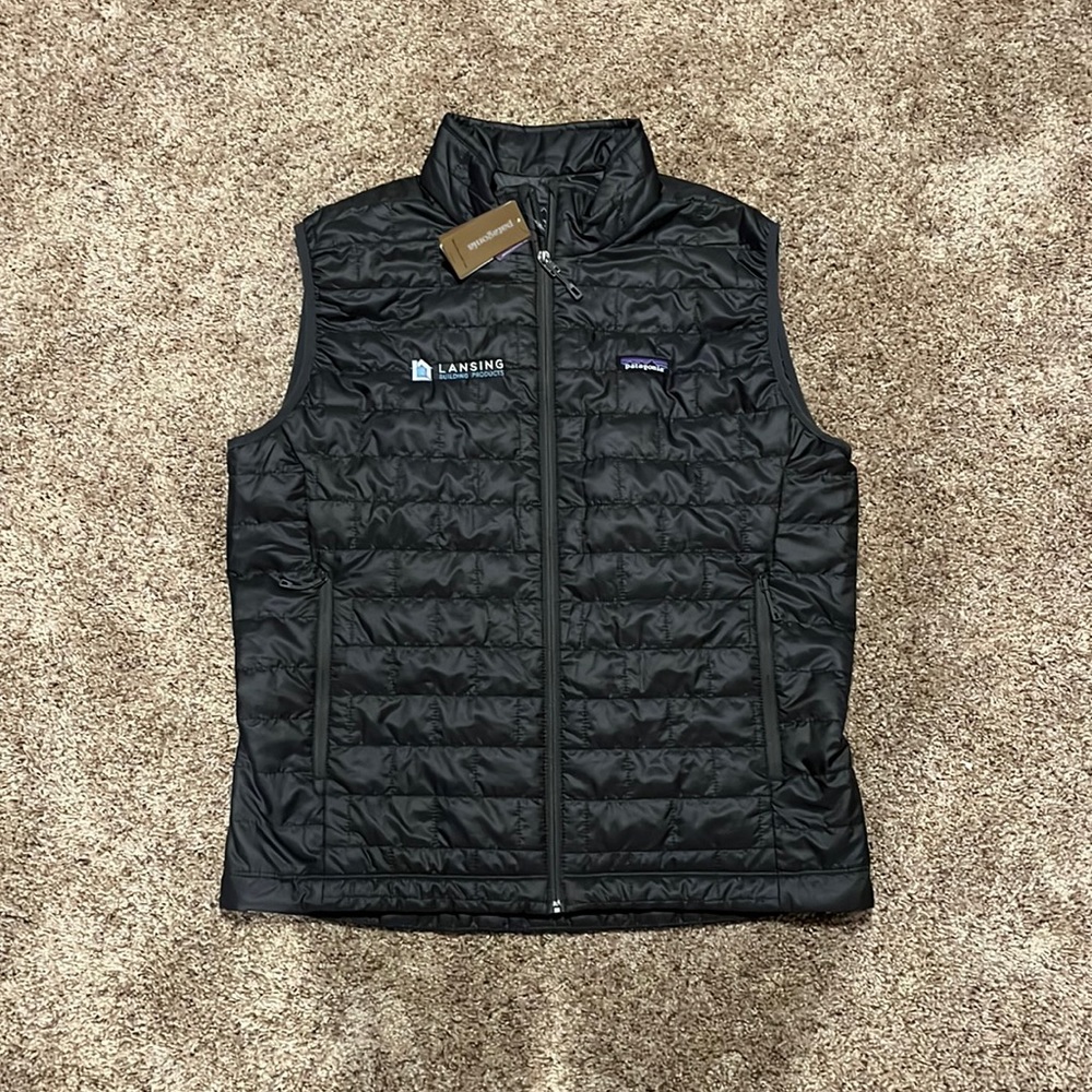 Patagonia Men’s Large Puffer Vest Black